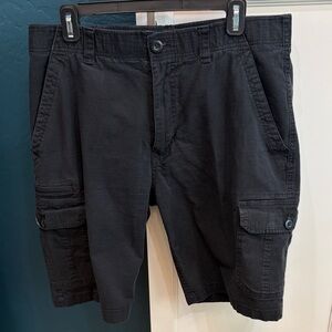 WearFirst black cargo shorts